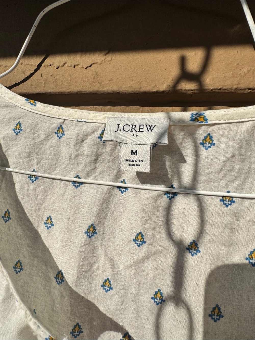 J. Crew Yellow Floral Swimsuit with Blue Accents - Picture 7 of 7